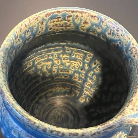 Wilson Creek Handcrafted Studio Pottery Mug Artist Signed ~ Ashley Pfannenstiel - Picture 13 of 16